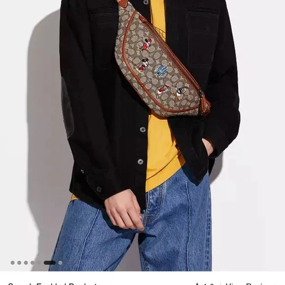 Coach Belt Bag with Mickey Mouse Embroidery - Picture 7 of 7